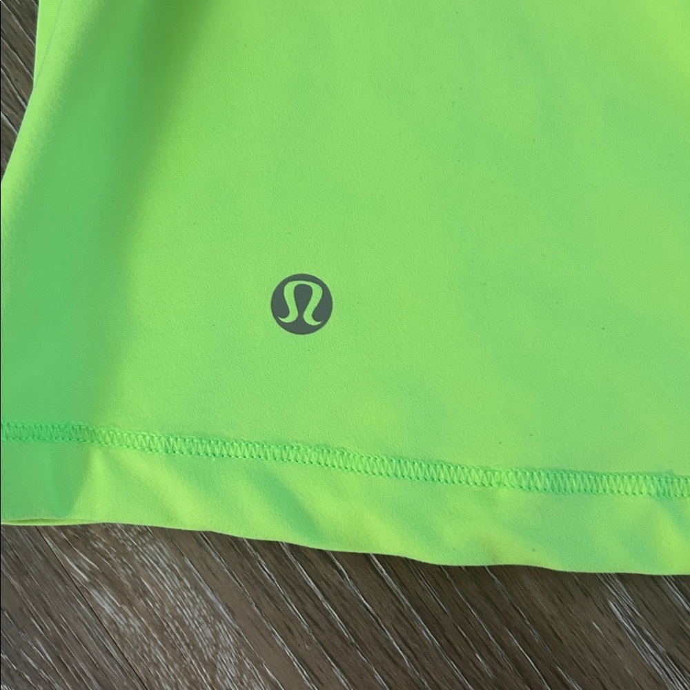Lululemon Women's Neon Green Swim Top - Picture 3 of 3